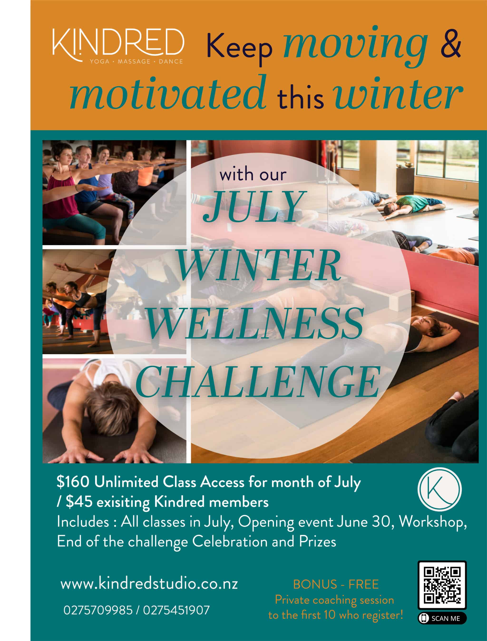 July Winter Wellness Challenge - Poster - updated