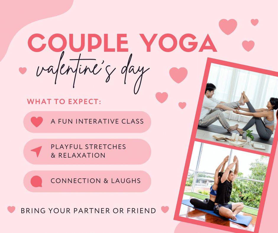 Valentines - couple yoga