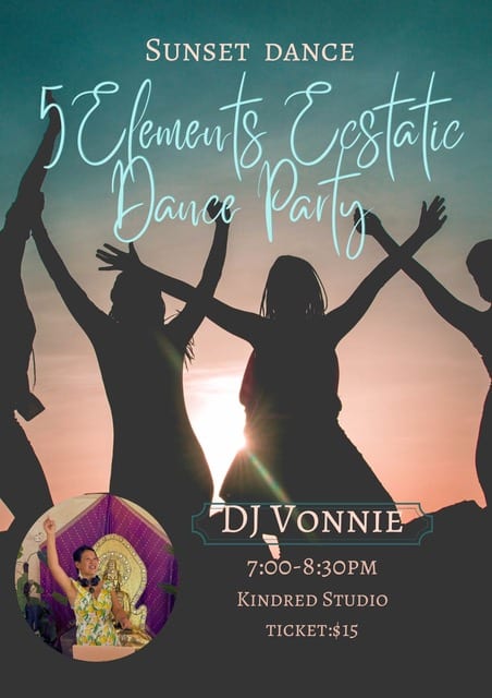 Yvonne - sunset dance poster - general