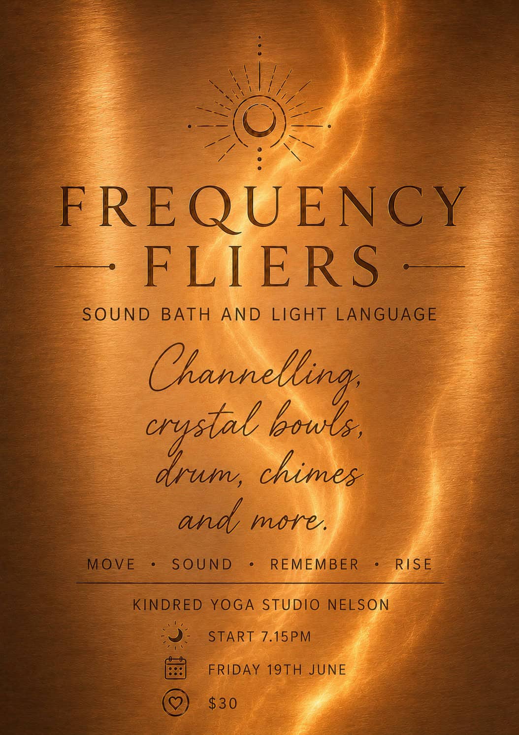 Frequency fliers poster